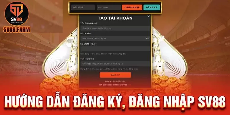 Hướng dẫn cách đăng nhập SV88 Hướng dẫn cách đăng nhập SV88
