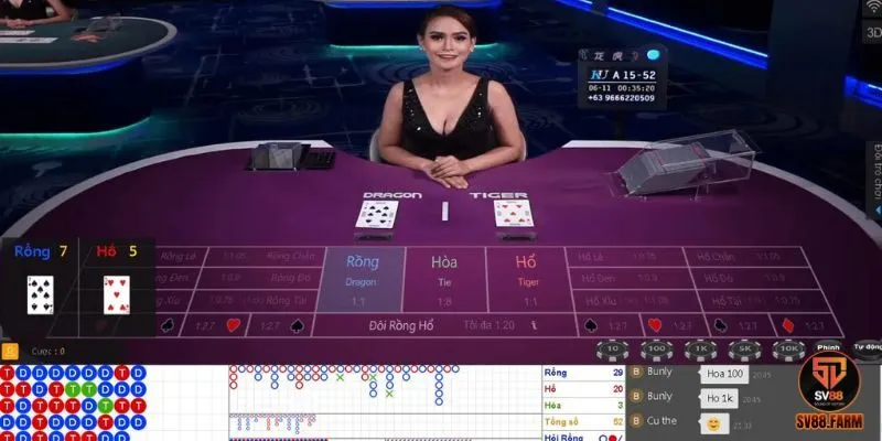 Sảnh Game Sexy Cực Hot, Siêu Hấp Dẫn, Siêu Khủng Rồng hổ tại sảnh game hấp dẫn