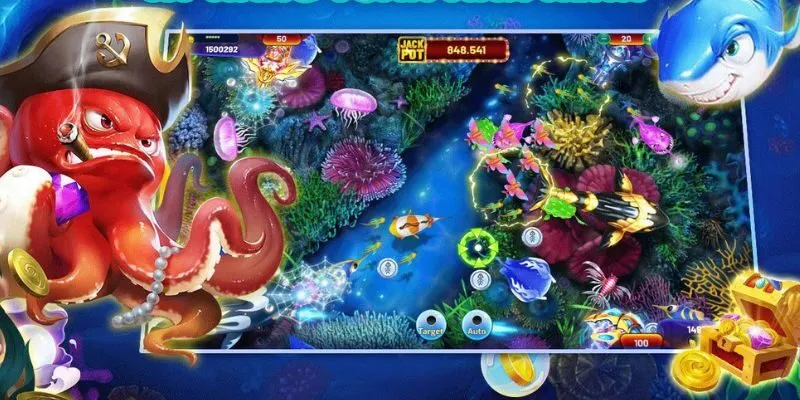 Bắn Cá Tài Lộc - Game Giải Trí Trực Tuyến Hay Nhất Năm Đồ họa được xây dựng công phu tạo cảm giác chân thực